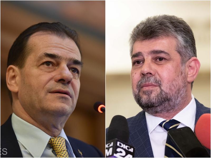 Ludovic Orban si Marcel Ciolacu, Foto: Colaj foto / Sursa: Agerpres
