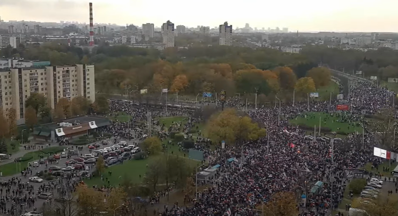 Proteste Belarus, Foto: Captura