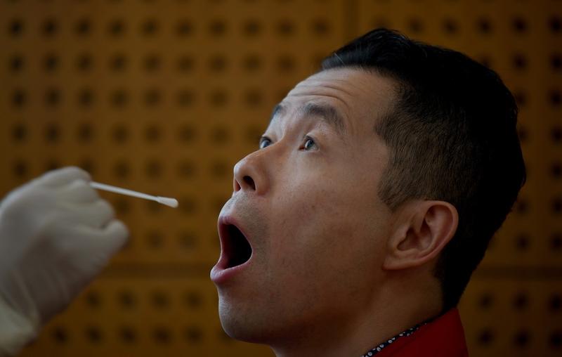 Testare coronavirus in China, Foto: Noel Celis / AFP / Profimedia