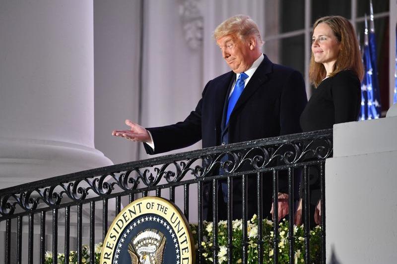 Trump si Barrett, Foto: Nicholas Kamm / AFP / Profimedia Images