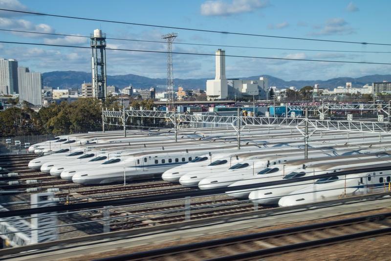 Un depou cu trenuri Shinkansen, Foto: Mike Clegg | Dreamstime.com