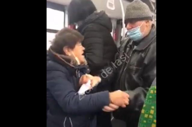 Violente in autobuz Iasi, Foto: captura video