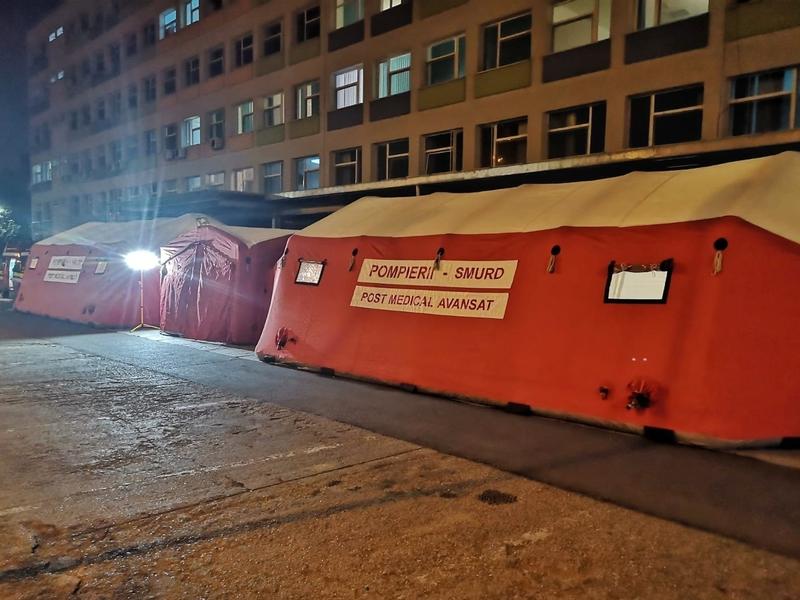 Cort triaj, Foto: ISU Bucuresti-Ilfov