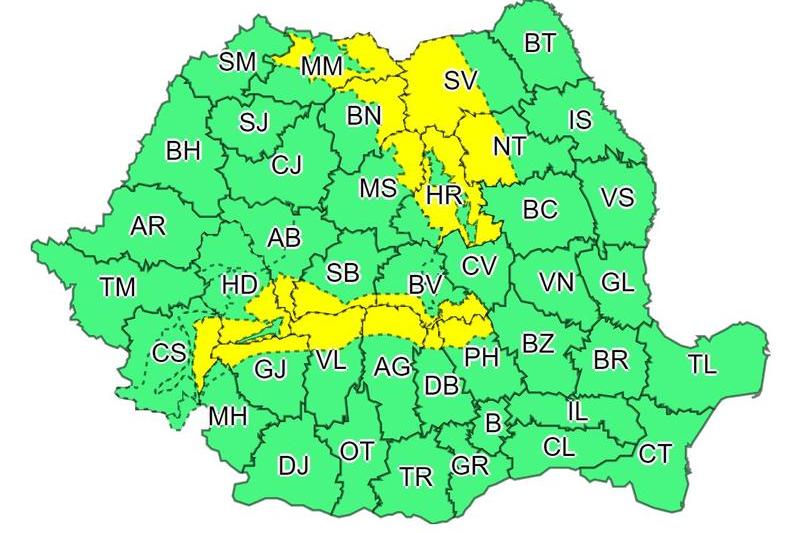 Avertizare meteo, Foto: ANM