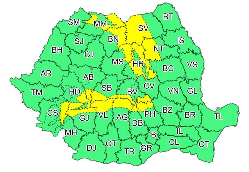 Avertizare meteo, Foto: ANM