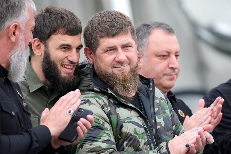 Ramzan Kadirov alaturi de alti lideri ceceni, Foto: Yelena Afonina / TASS / Profimedia Images