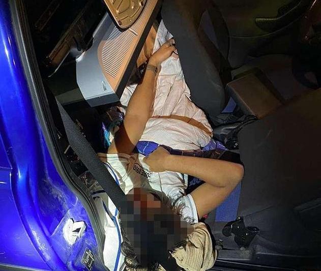 Minor ascuns in masina, Foto: Politia de Frontiera