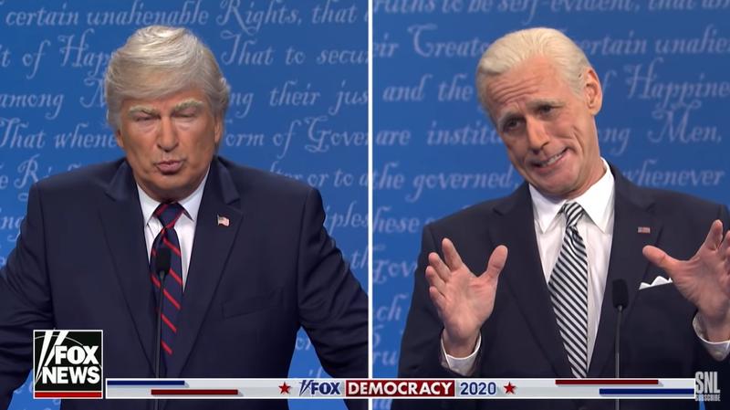 Dezbaterea Trump-Biden, la SNL, Foto: Captura YouTube