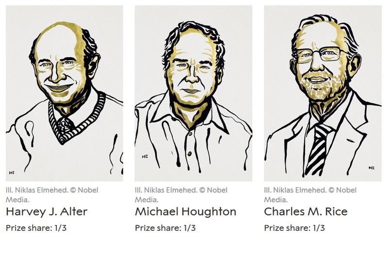 Premiul Nobel pentru medicina 2020, Foto: nobelprize.org