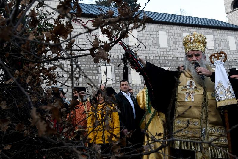 Mitropolitul Amfilohie al Muntenegrului, Foto: Savo Prelevic / AFP / Profimedia Images