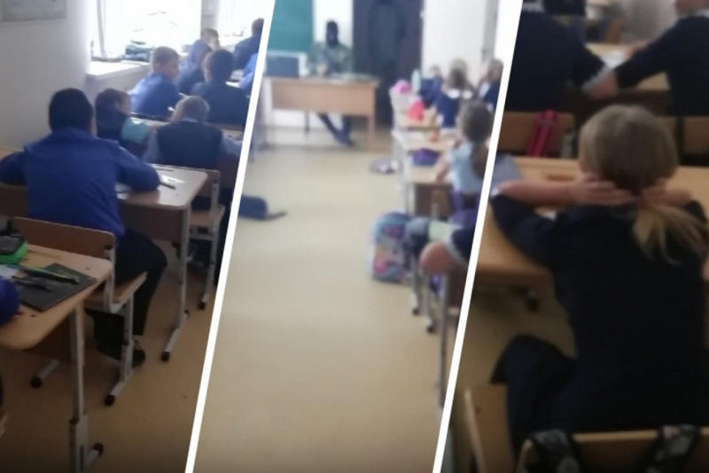 Simularea luarii de ostatici din scoala siberiana, Foto: Vkontakte