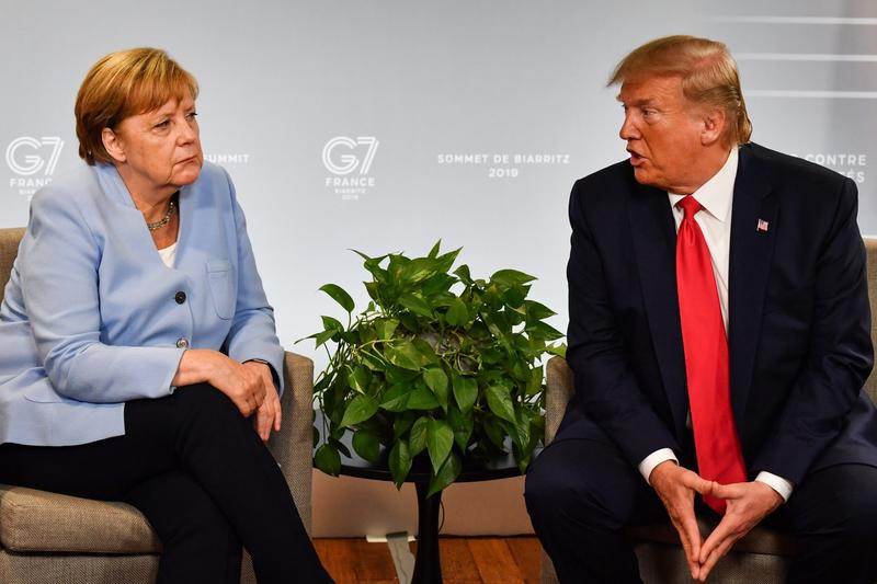 Donald Trump si Angela Merkel, Foto: Nicholas Kamm / AFP / Profimedia Images