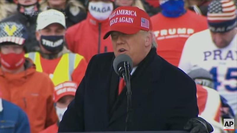 Donald Trump in Michigan, Foto: Captura YouTube