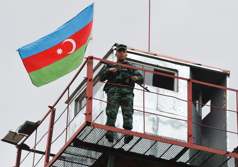 Soldat din Azerbaidjan in Nagorno Karabah, Foto: Alexey Kudenko / Sputnik / Profimedia
