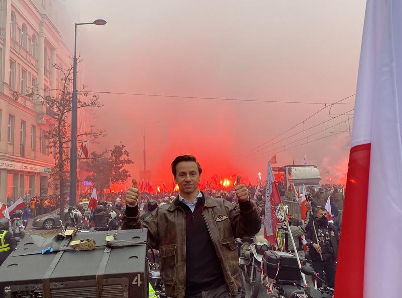 Violente la Marsul din Varsovia (sursa foto:twitter), Foto: Hotnews