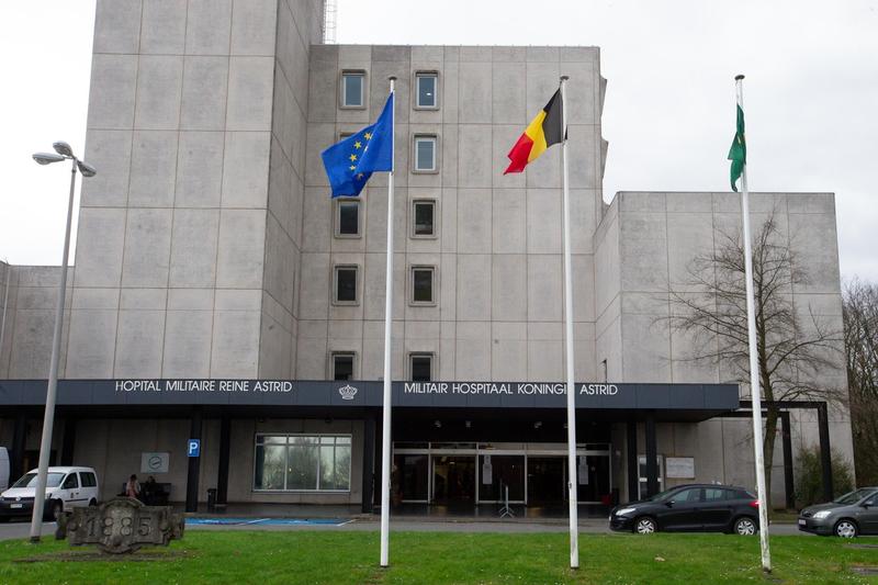 Spitalul Militar Regina Astrid din Bruxelles, Foto: NICOLAS MAETERLINCK / AFP / Profimedia