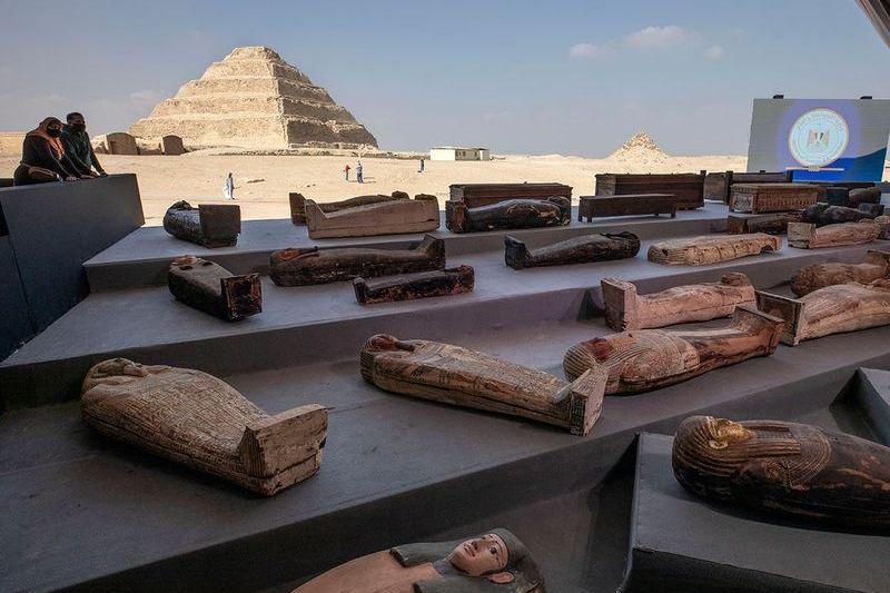 Sarcofage descoperite in Egipt, Foto: gulfnews.com