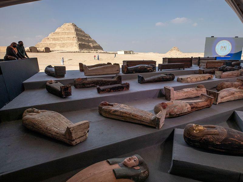 Sarcofage descoperite in Egipt, Foto: gulfnews.com