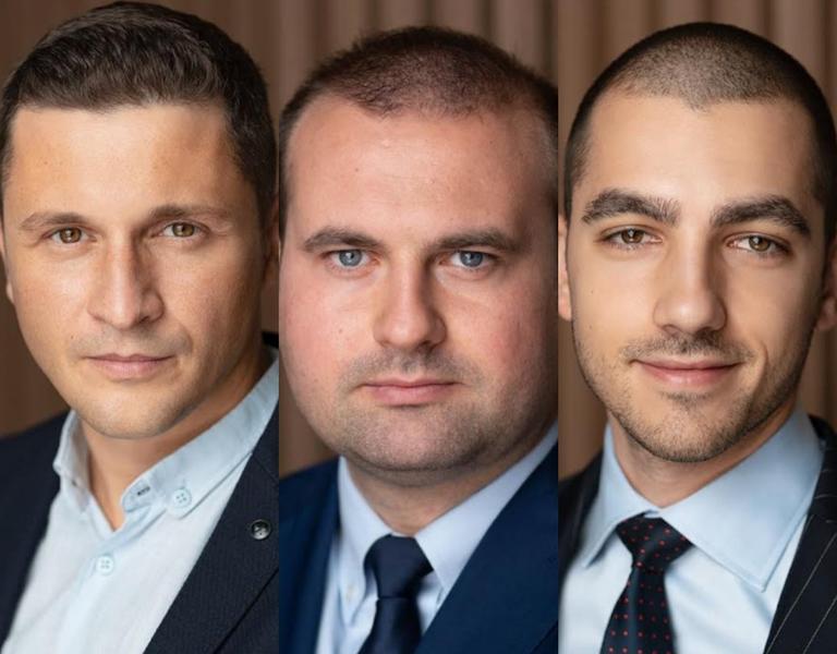 George Trantea, Adrian Cristea, Adrian-Mihai Zamfir , Foto: Filip & Company