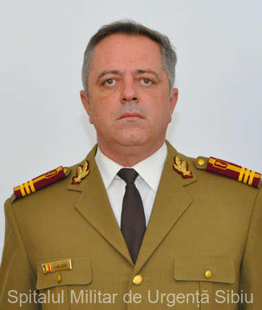 director militar la DSP Sibiu, colonelul Daniel Chelcea, Foto: Spitalul Militar Sibiu