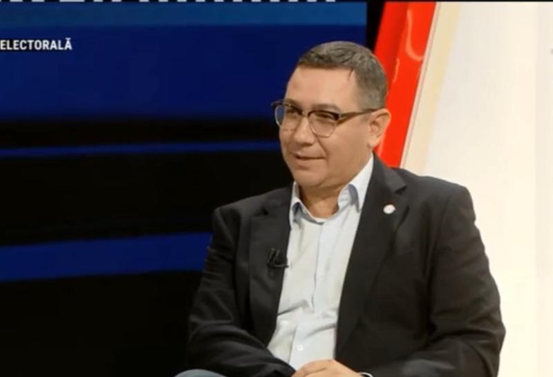 Ponta, la TVR, Foto: Captura video