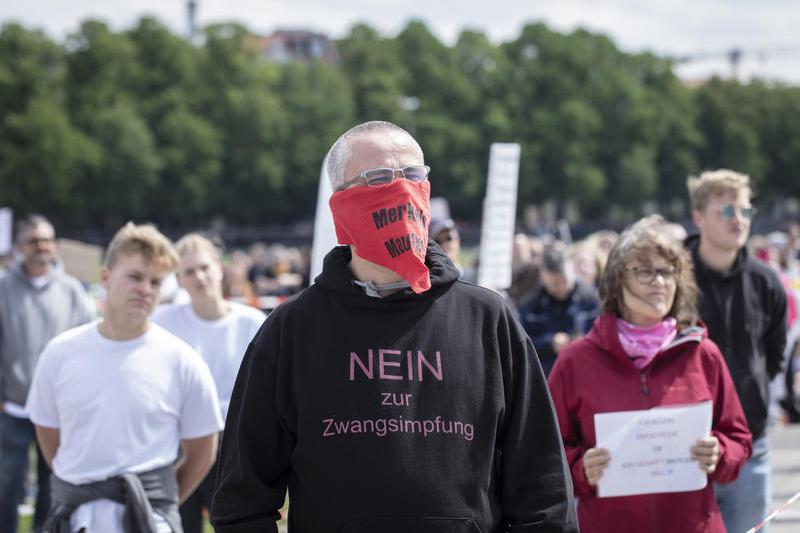 Protest impotriva restrictiilor in Germania, Foto: Florian Bachmeier / imageBROKER / Profimedia