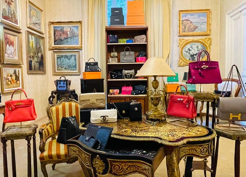 Expoziția dedicată genților Hermès, Chanel & Louis Vuitton, Foto: Artmark