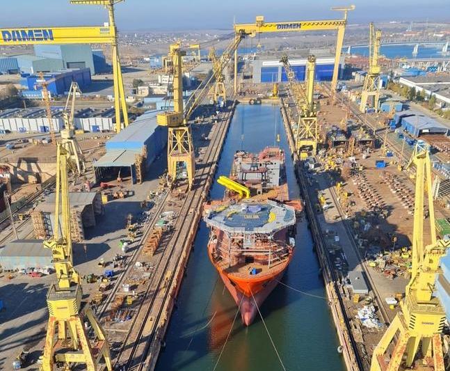 Santierul naval Damen Mangalia, Foto: Ministerul Economiei