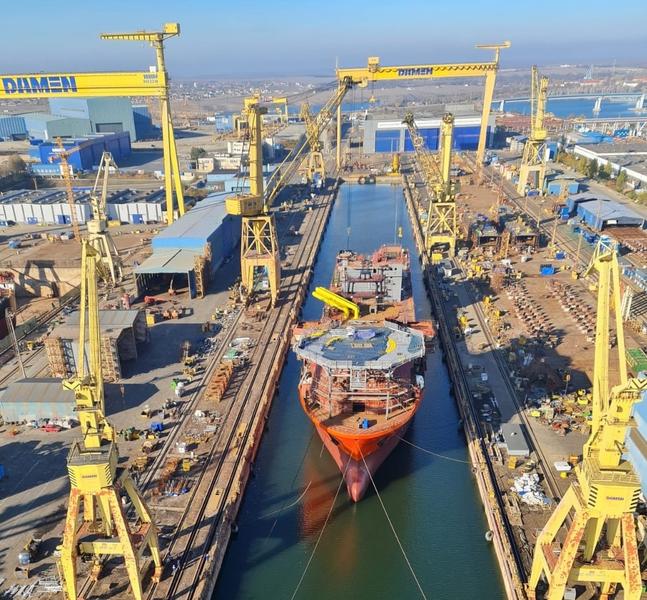 Santierul naval Damen Mangalia, Foto: Ministerul Economiei