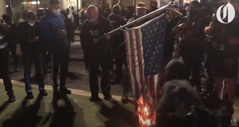 Proteste in Portland, Foto: Captura YouTube