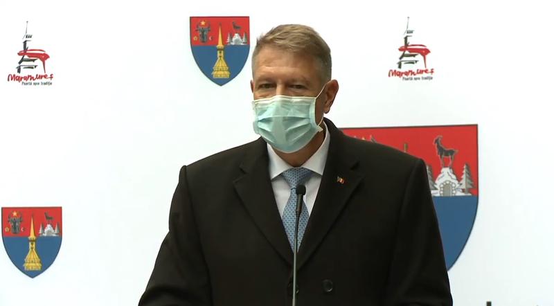 Klaus Iohannis, in Maramures, Foto: Captura YouTube