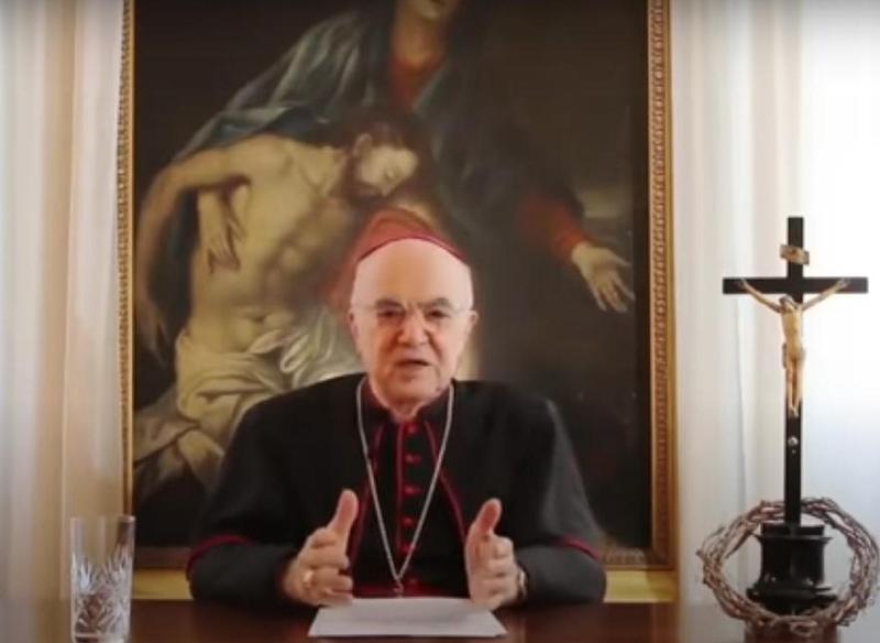 Arhiepiscopul Carlo Maria Vigano, Foto: Captura YouTube