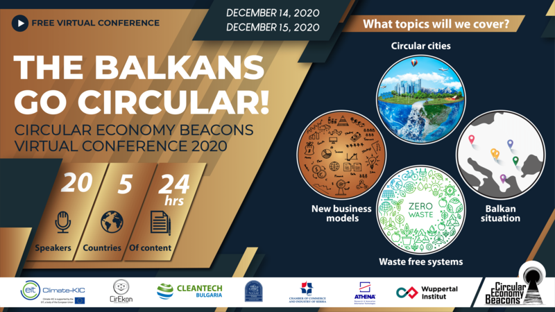 Conferința Internațională „Economia Circulară în Regiunea Balcanilor de Vest 2020” , Foto: CCIAT