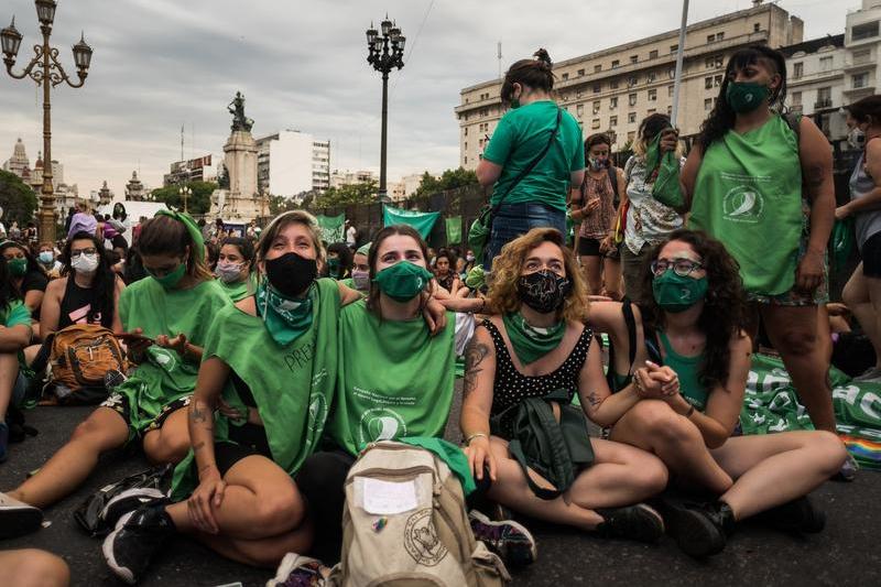 Mitingul de sustinere a legalizarii avortului, Foto: Alejo Manuel Avila / Zuma Press / Profimedia Images