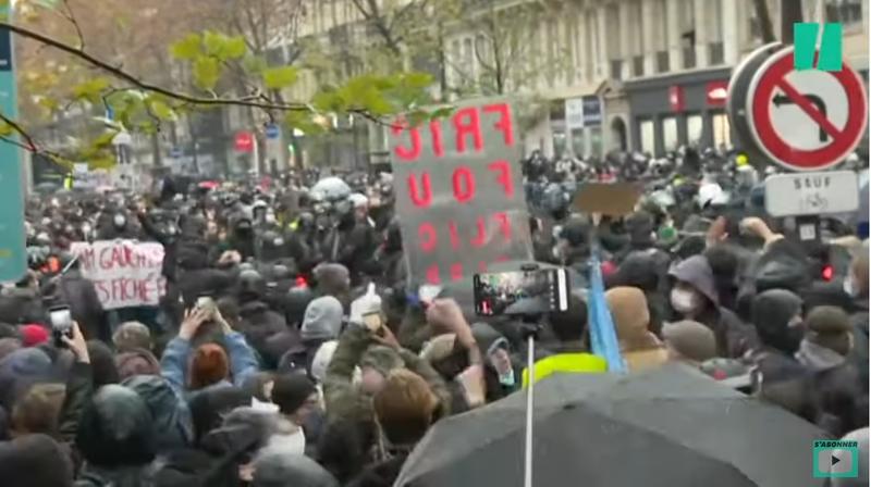 Noi proteste in Franta, Foto: Captura YouTube