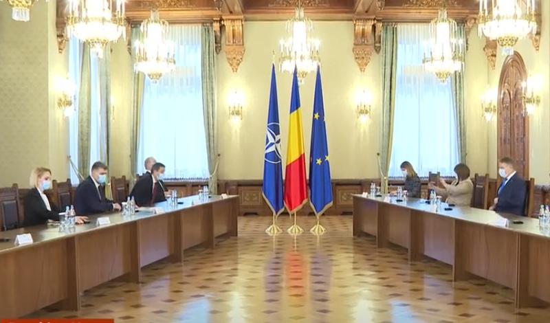 Consultari la Cotroceni, delegatia PSD, Foto: Captura video