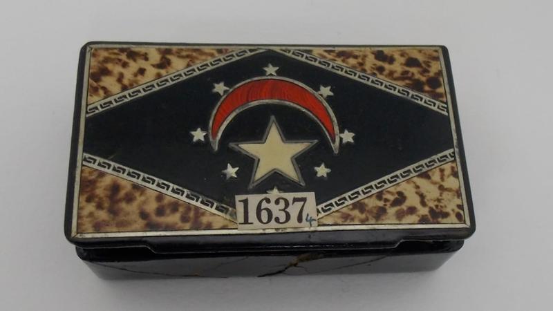 Cutia de trabucuri in care a fost gasita relicva Dixon, Foto: University of Aberdeen