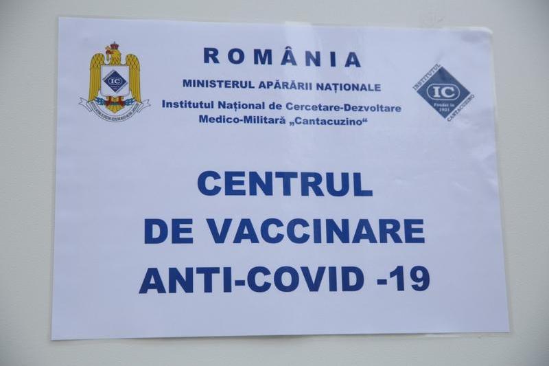 Centru vaccinare, Foto: Ministerul Apararii Nationale