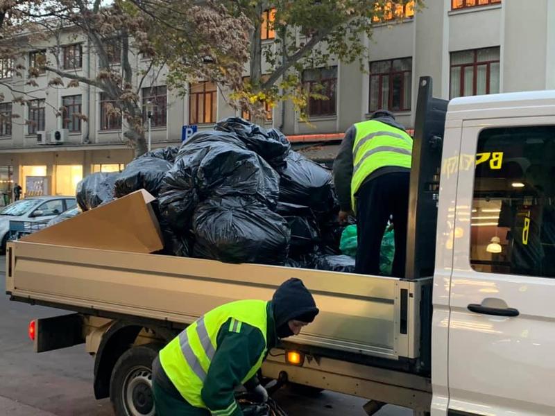 Gunoi strans de voluntari in Sectorul 1, Foto: Facebook - Clotilde Armand