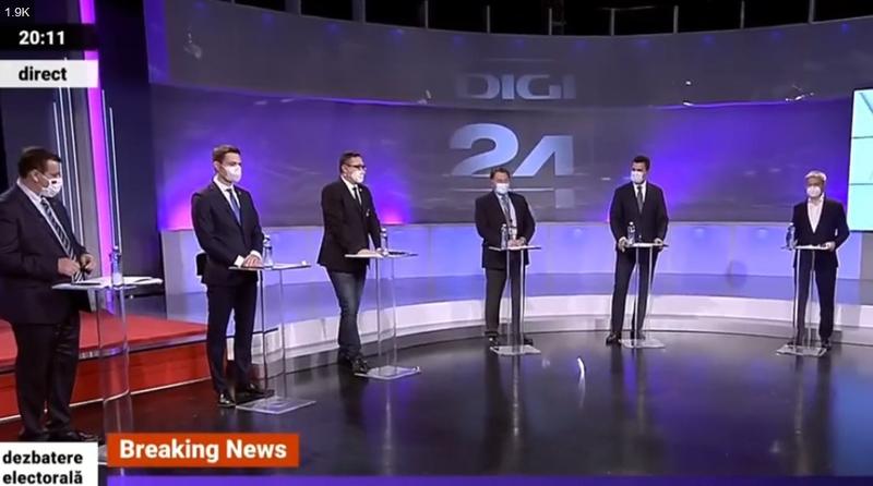 Dezbatere electorală, Foto: captura video