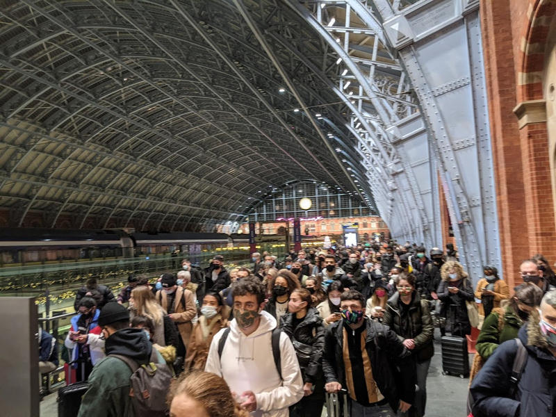 Gara St. Pancras din Londra, Foto: Harriet Klugston / SWNS / Profimedia Images