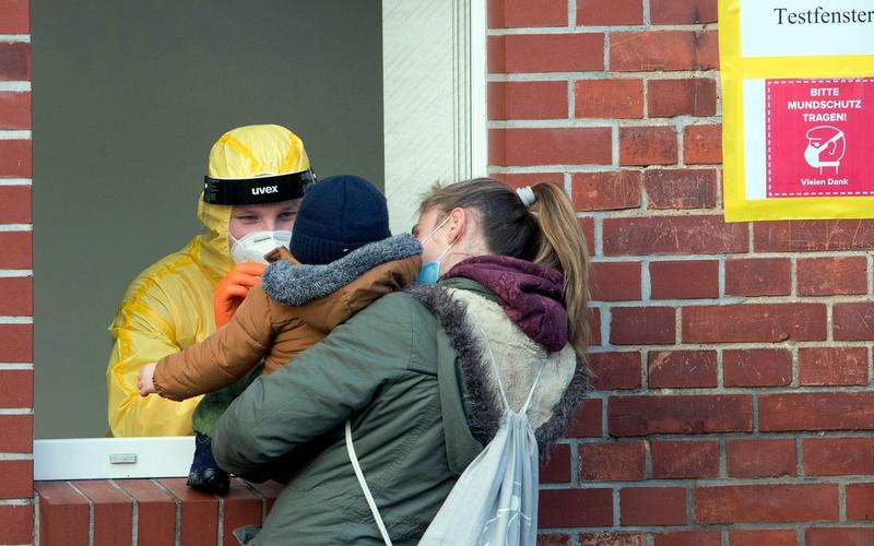 Testare coronavirus la copii, Foto: STEFAN SAUER / AFP / Profimedia