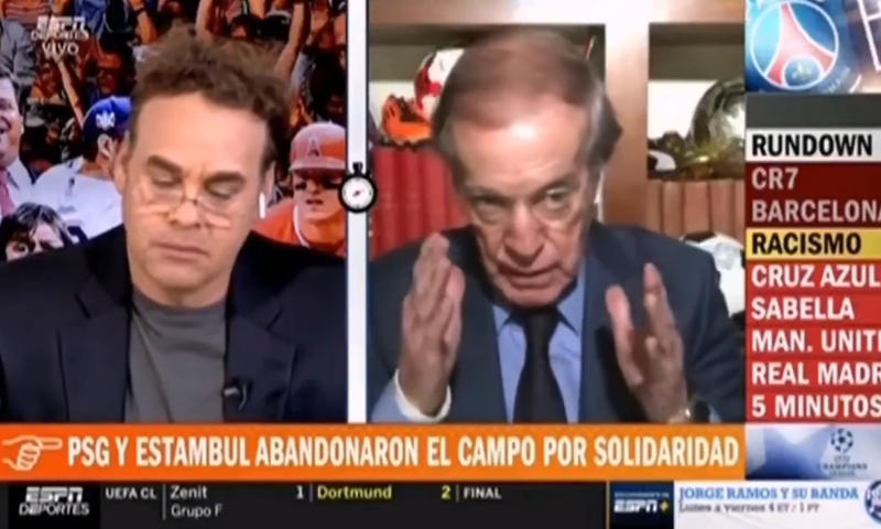 Jose Ramon Fernandez, în emisiunea in care i-a jignit pe romani, Foto: Captura YouTube