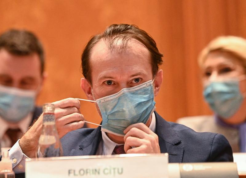 Premierul Florin Cîțu, Foto: Daniel MIHAILESCU / AFP / Profimedia