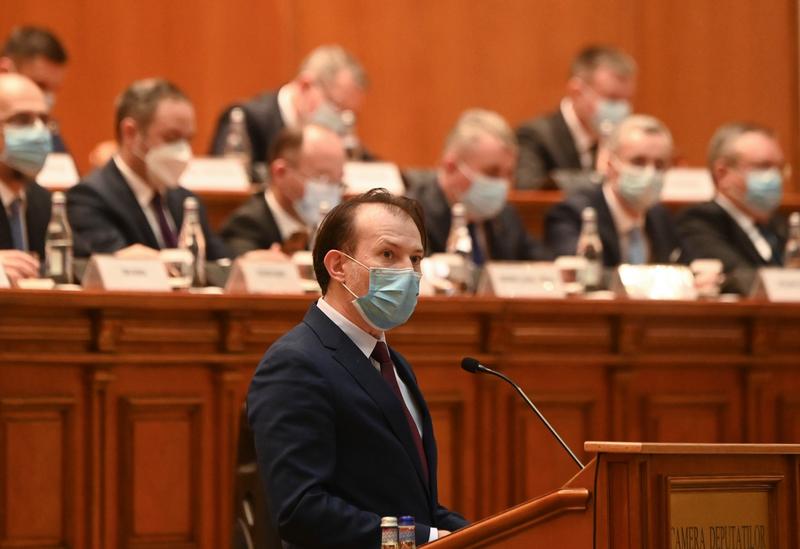 Florin Cîțu și miniștrii din cabinetul său, Foto: Daniel MIHAILESCU / AFP / Profimedia