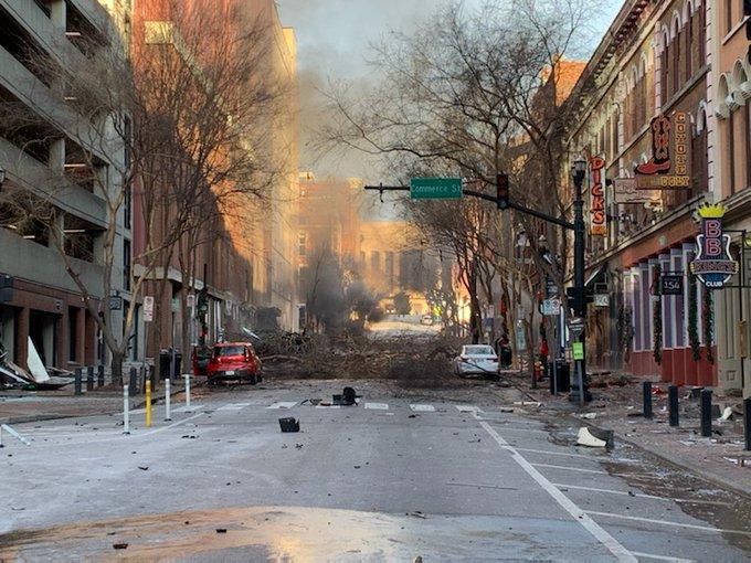 Explozie in Nashville (sursa foto: twitter) , Foto: Hotnews