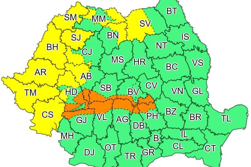 Avertizari meteo, Foto: ANM