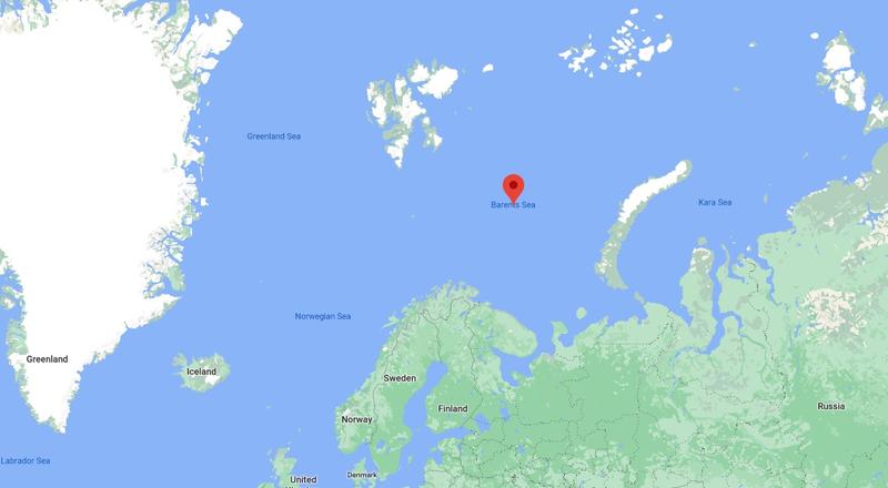 Marea Barents, Foto: Google Maps