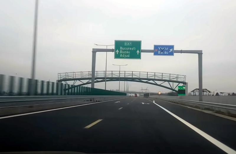 Prima tura pe A7 VO Bacau, Foto: Captura YouTube