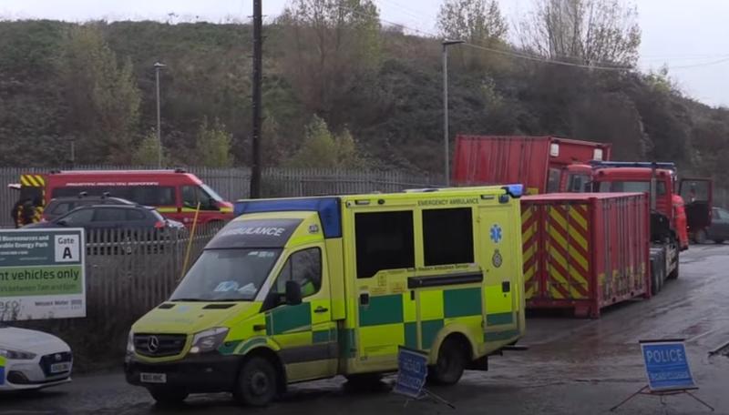 Explozie langa Bristol, Anglia, Foto: Captura YouTube